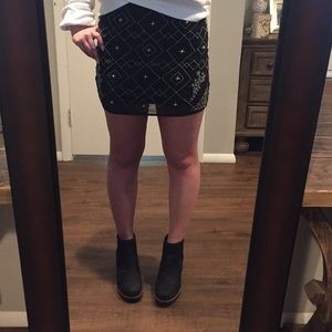 Cute skirt with beaded detailing